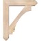 Ekena Millwork Imperial Arts and Crafts Smooth Bracket w/ Offset Brace, Douglas Fir, 7 1/2"W x 34"D x 40"H BKT0806X34X40IMP03SDF - alternate 2